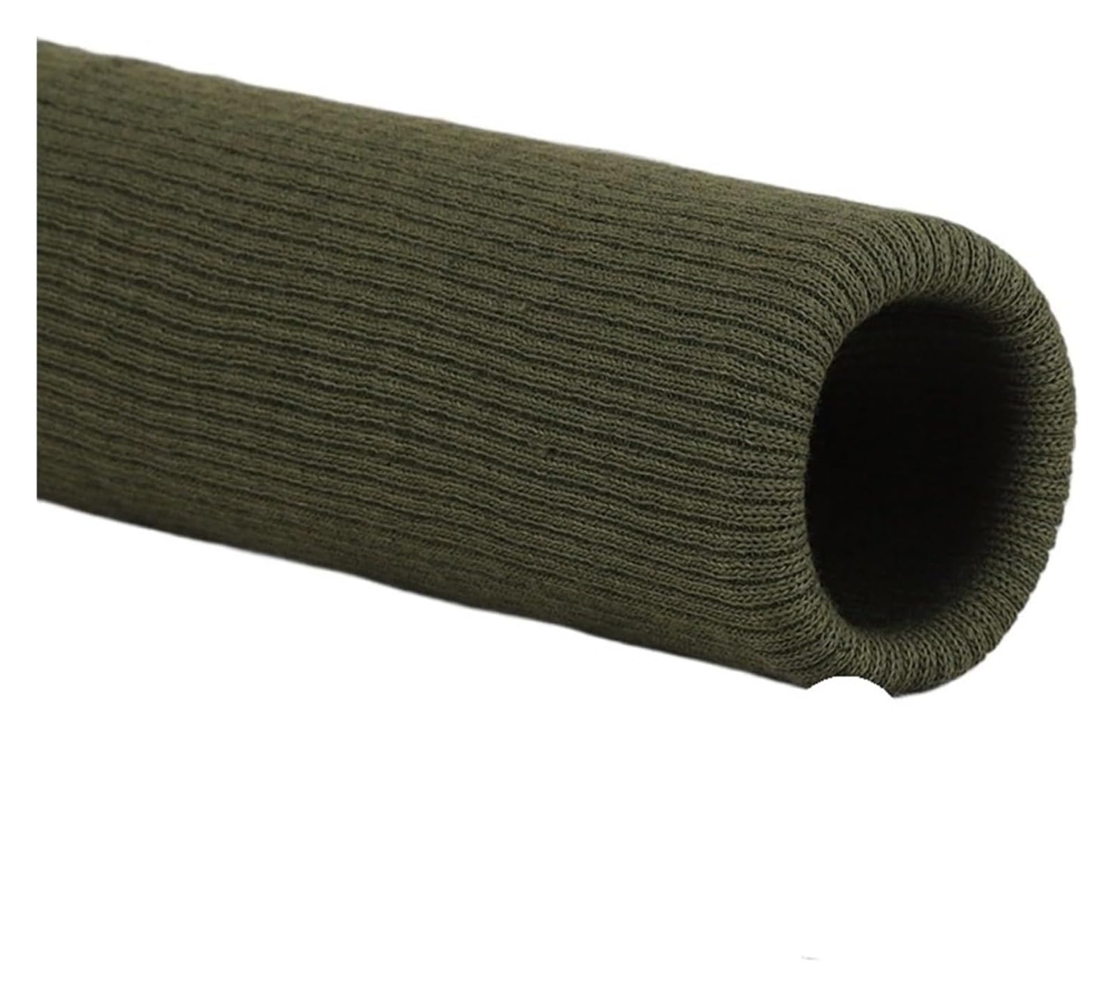 Rib Knit Cuff, Knitted Ribbed Elastic Cotton Cuffs for Jacket Sleeves Sewing Supplies Multicolor(Green)
