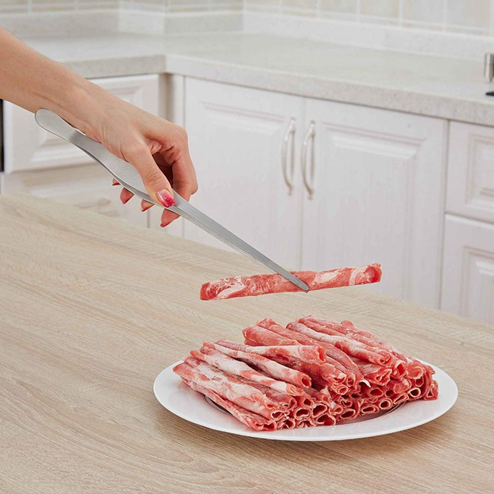 Pinze per pane in acciaio inox, pinze per alimenti a forma di farfalla, pinze per pane in acciaio inox, pinze per alimenti, utensili da cucina | Leroy Merlin