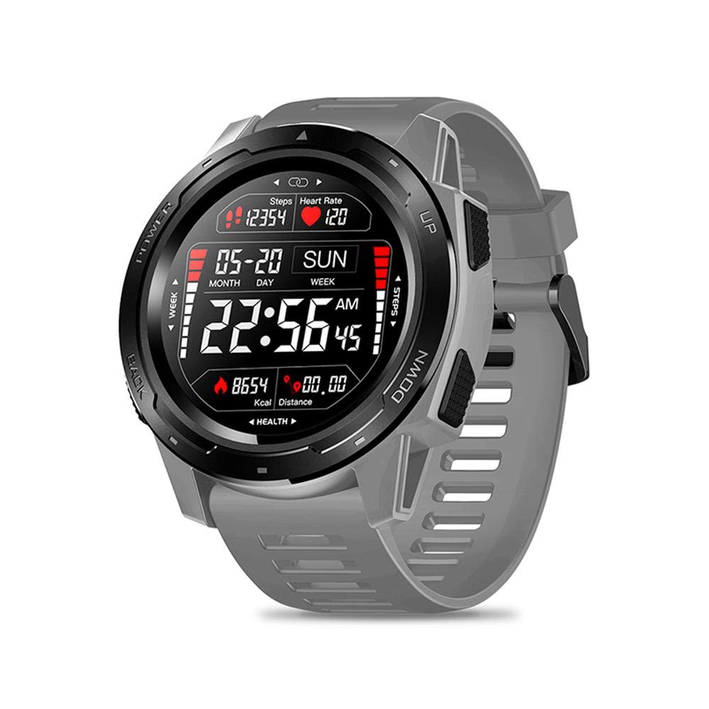 Volwco Zeblaze VIBE 5 1.3 Inch Round Screen Heart Rate Sleep Monitor Smart Watch Sport Bracelet Fitness Tracker Men Smartwatch for iOS Android Phone