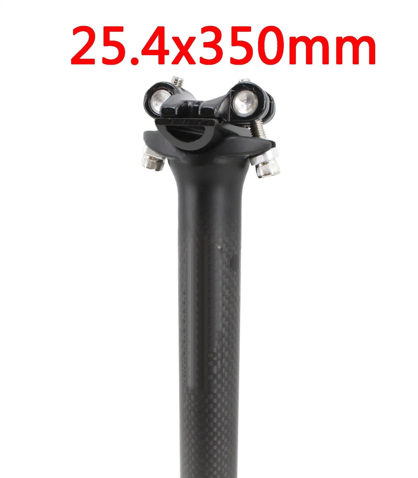 Tige de Selle VTT Fibre de Carbone Mate d'alliage de vélo de Montagne de Route Suspension Tige De