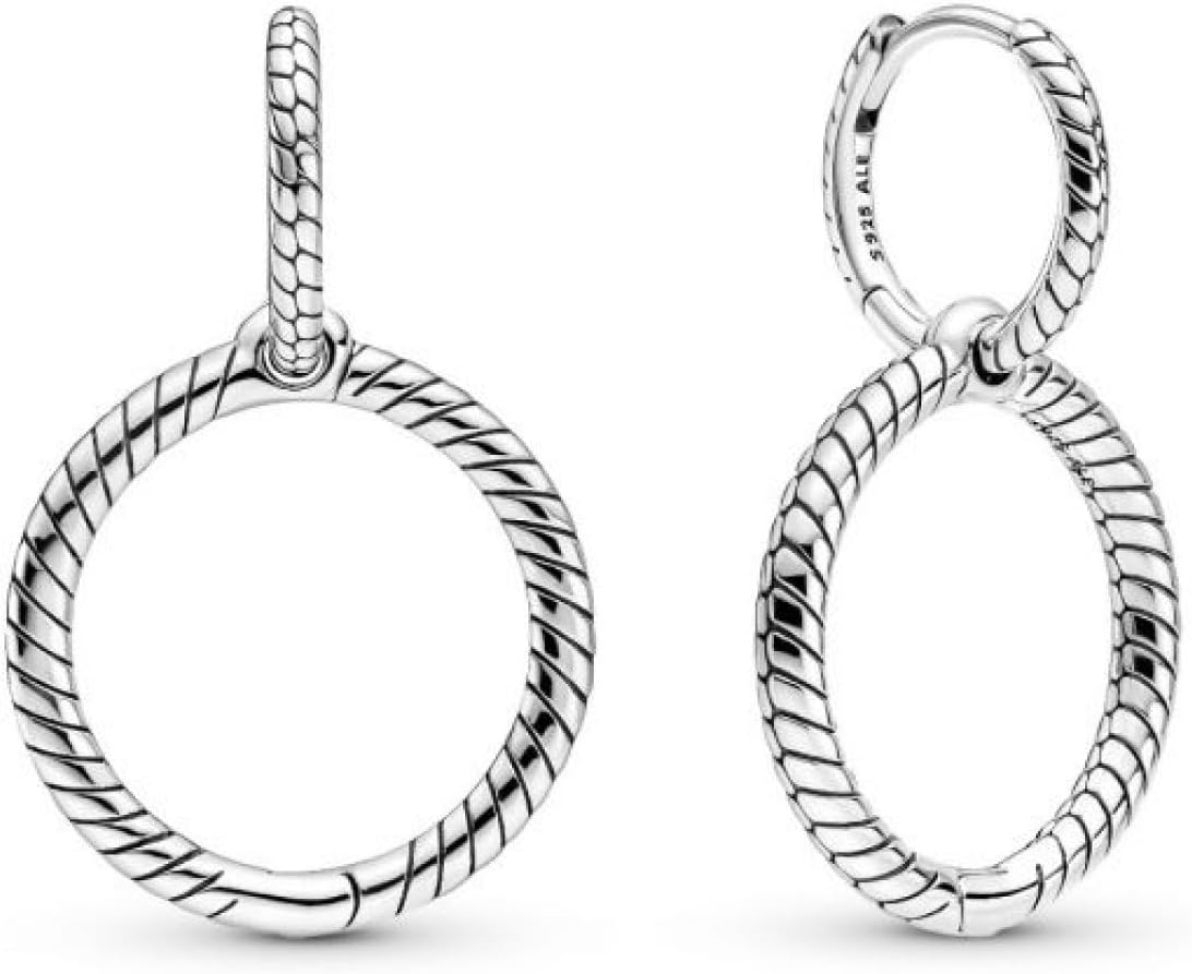 Pendientes Pandora Moments 299562C00 aro doble