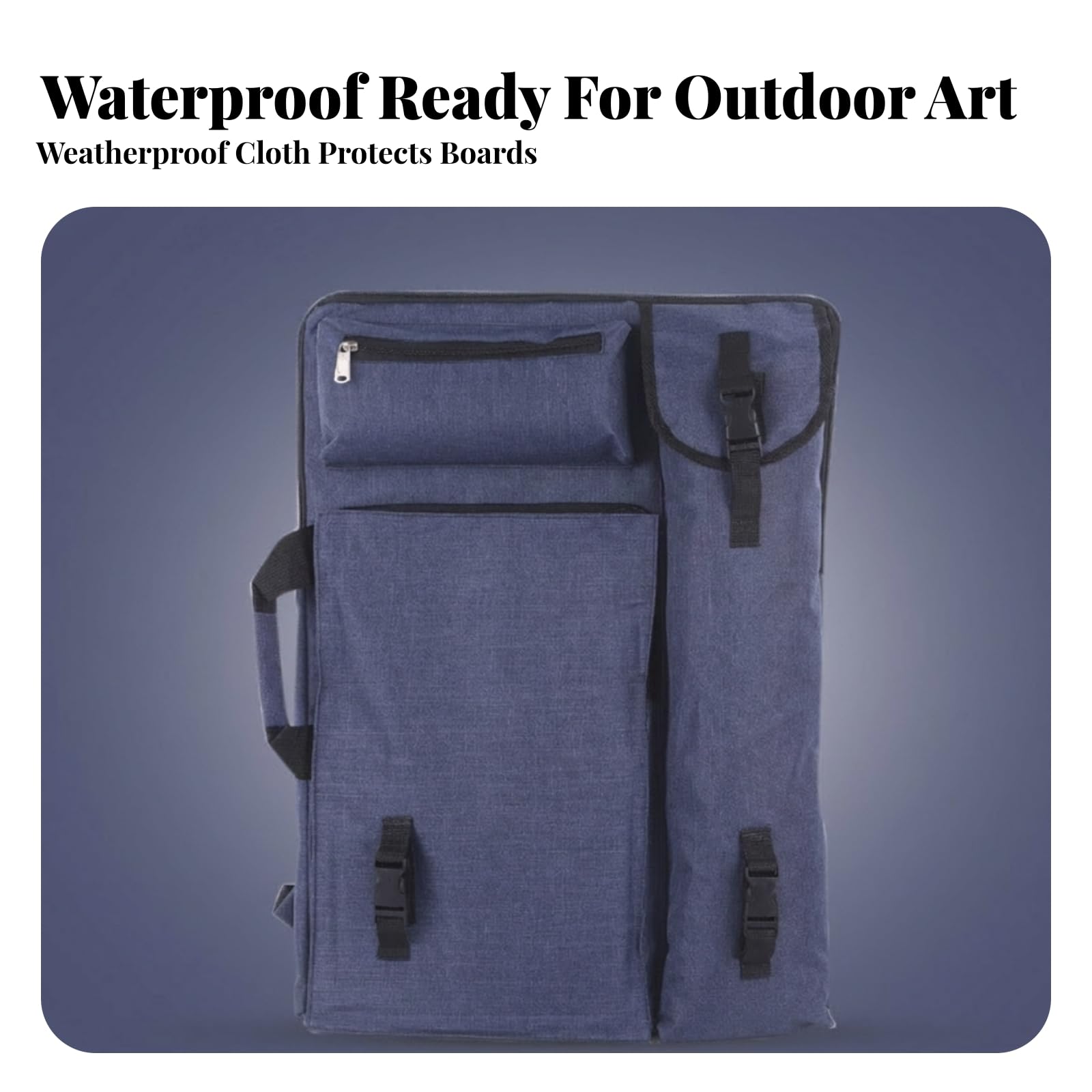 Borsa Portadisegni Robusto, Nero, Nero