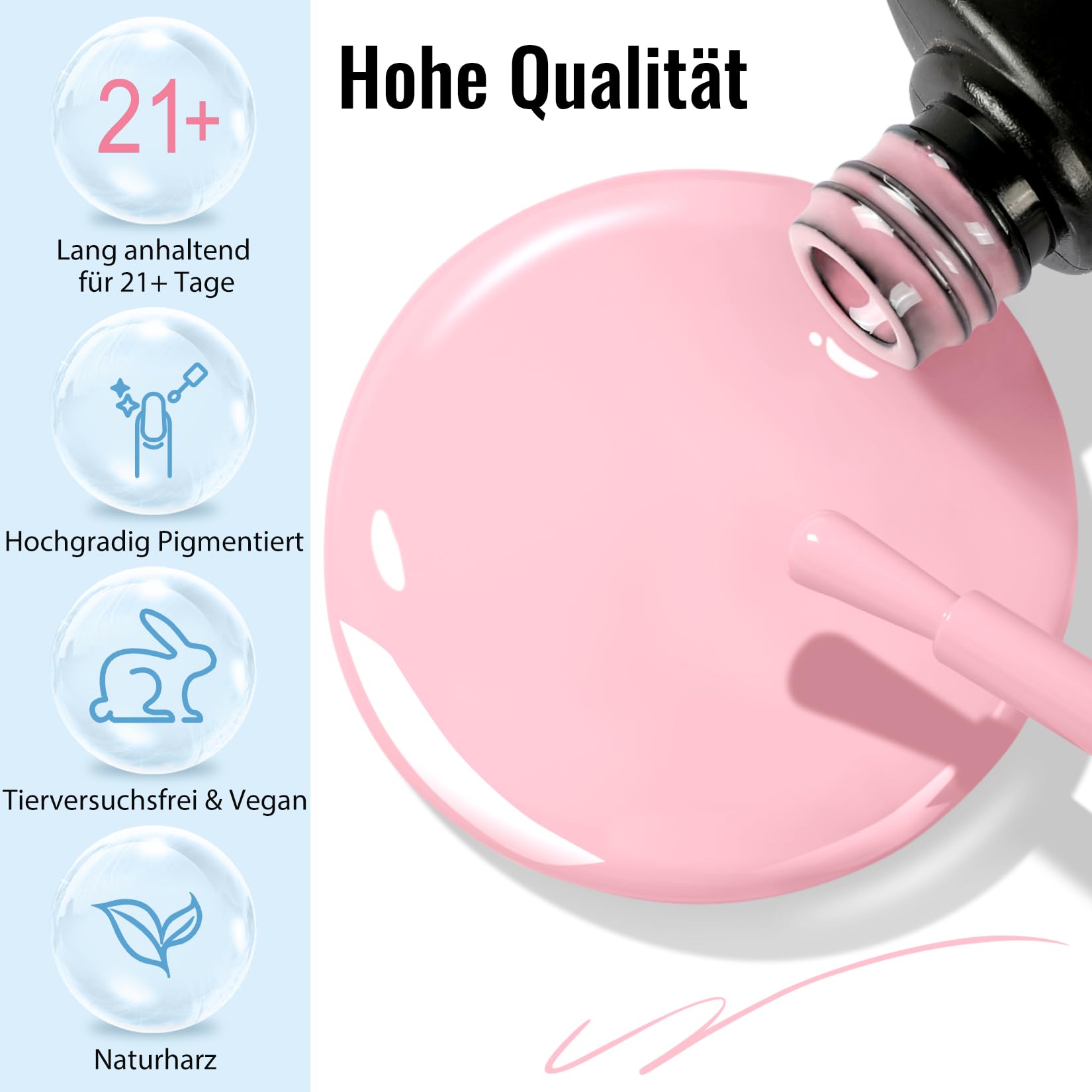 VANREESA U V Nagellack Set, Gelnägel Starterset mit Professioneller Elektrische Nagelfräser 35 Farben Gelnägel Set mit 48W U V/LED Nagellampe Rosa Orange Grün Maniküre Starter Kit Geschenk für Frauen