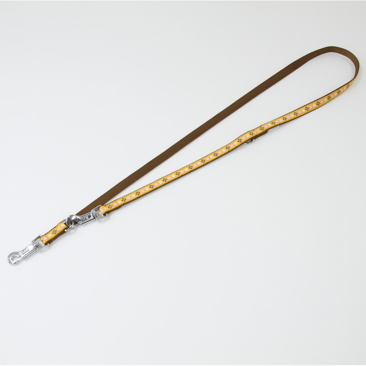 ADD.Mate Argyle Lead, Small, Orange