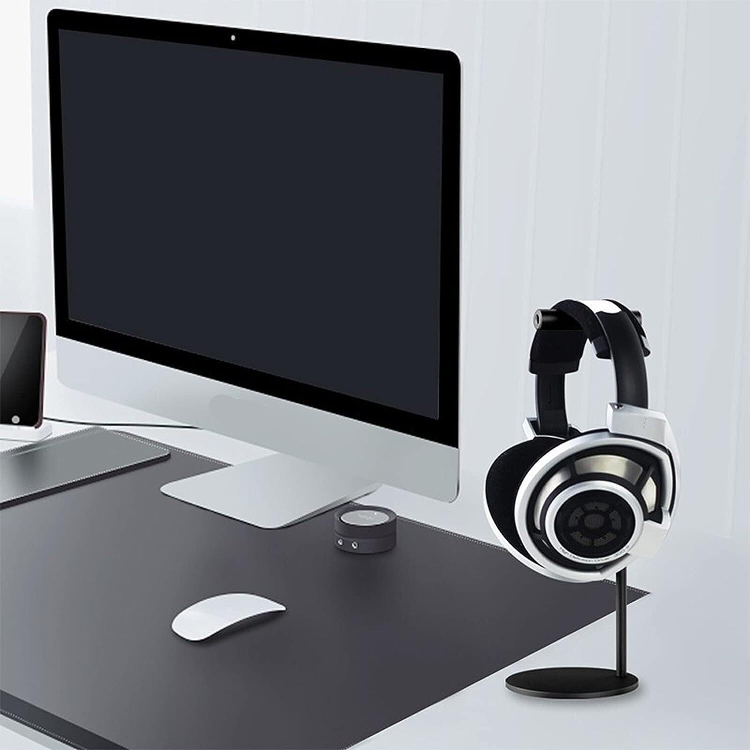 Gaming Accessori Gancio per Barra di Supporto in Alluminio E Base in Silicone Antiscivolo per Supporto per Cuffie da Gioco per PC di Tutte Le Dimensioni Stand Over-Ear da Gioco