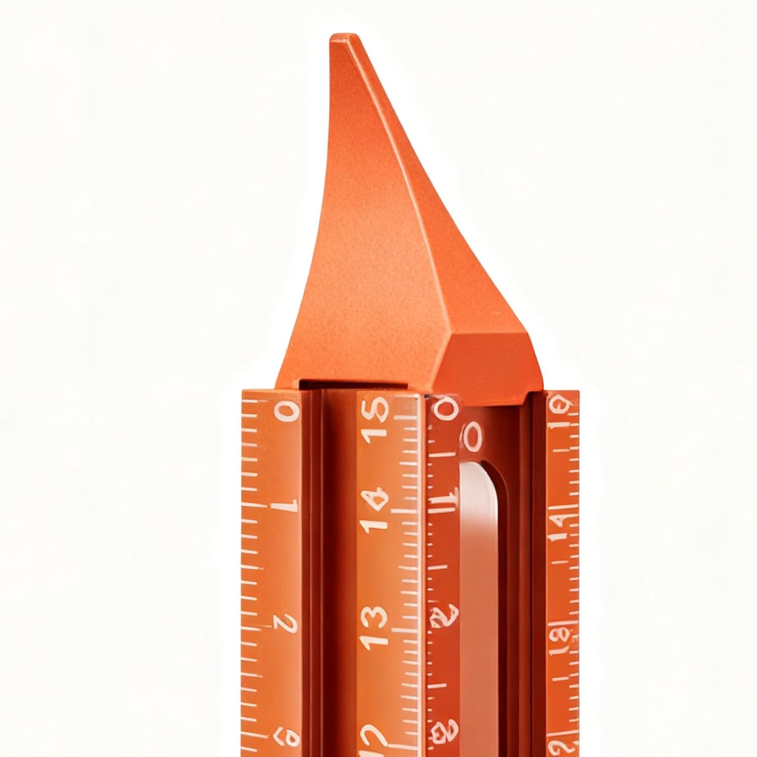 Precision Ruler - 4-Sided Magnetic Tool,Woodworking Marking Ruler | for Carpenter Carpentry Construction Miter Cutting Working Tile Flooring