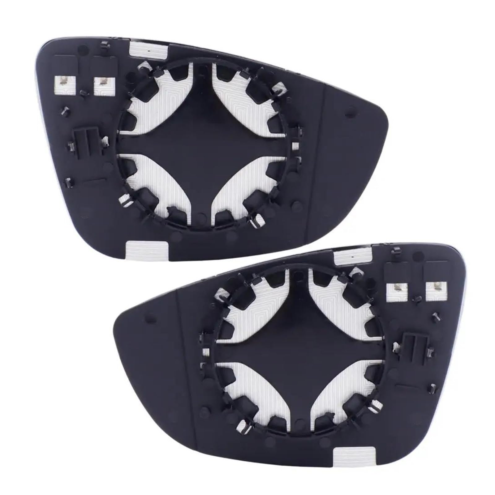 Para VW Para CC Para Scirocco Para EOS Para Jetta MK6 Espejo Lateral Cristal Convexo Con Calefacción Ala Puerta Retrovisor Gran Angular Cristal Espejo Retrovisor Calefactado