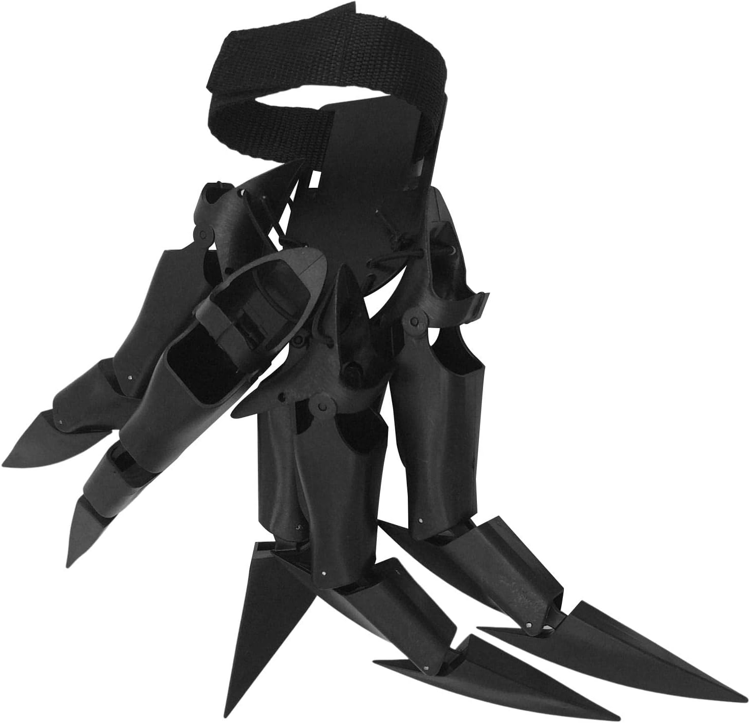 Ocobetom Dedos articulados - Extensiones de dedos 3D - Muñecas flexibles de dedo esqueleto espeluznante juguete de mano para vestido de fiesta, accesorios de cosplay
