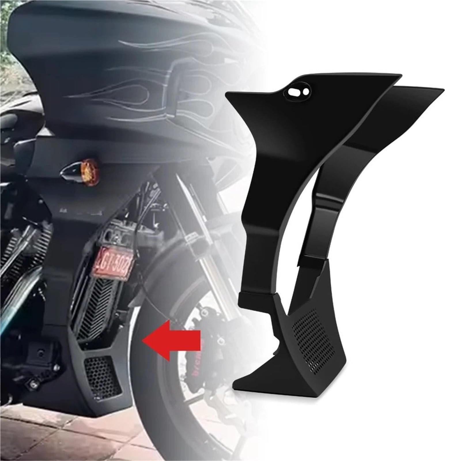 Przednia Osłona Chłodnicy Softail Low Rider ST FXLRST EI