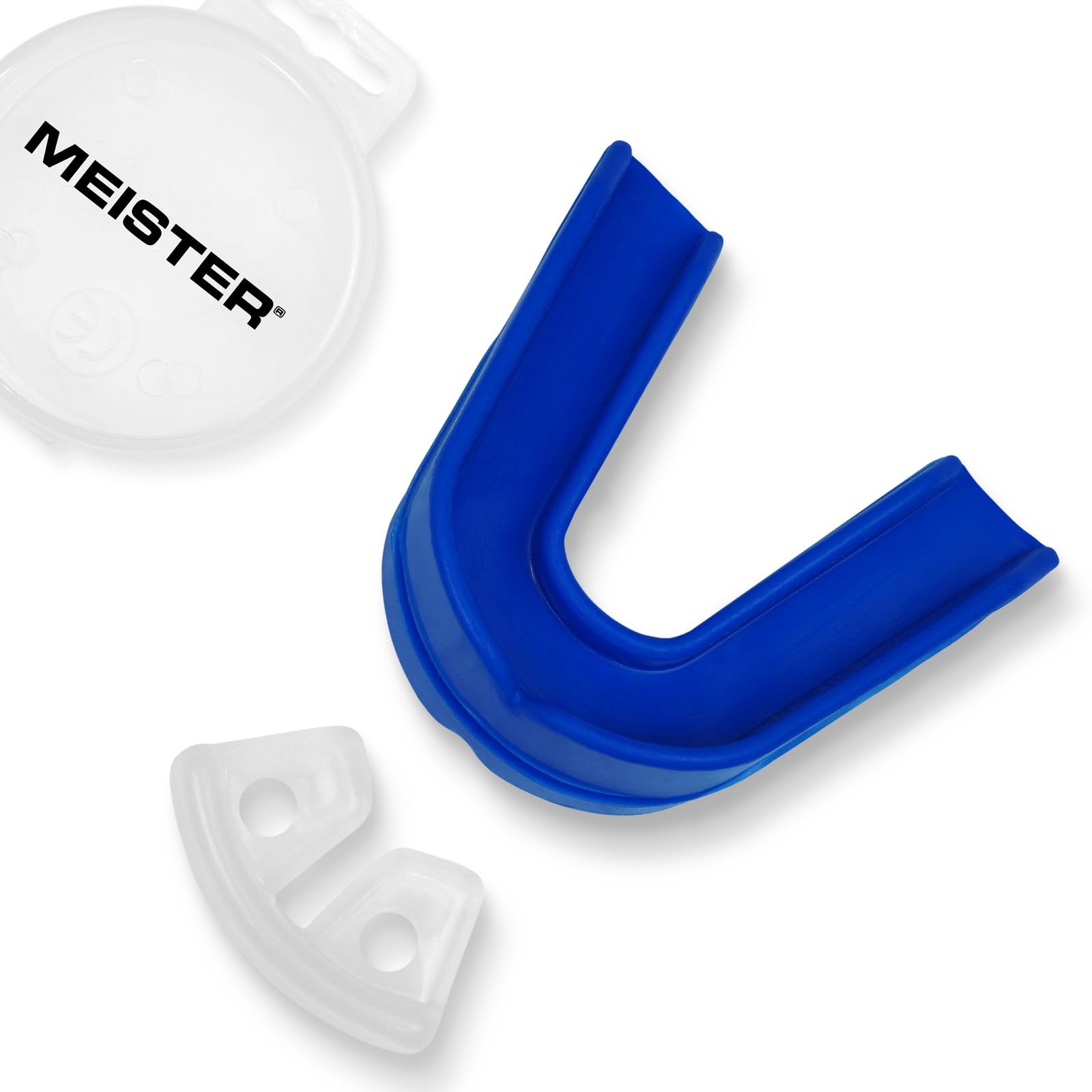 Meister Protector Bucal Moldeable Doble con Estuche - Azul — view 3
