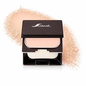 SORME Believable Wet & Dry Finish Powder Foundation - Fragrance Free with Vitamin C - Hydrating, Rejuvenating with Alpha Hydroxy - Medium to Full Coverage - Flawless, Youthful & Dewy Finish - 25ml