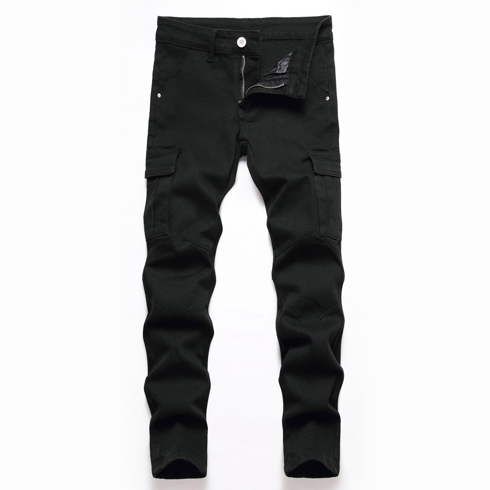 Pantaloni Bambini, Jeans Strappati per Ragazzi, Lunghi Casual alla Moda per, Comodi in Denim Elasticizzato, Primavera Autunno, Tessuto Anti-Macchie