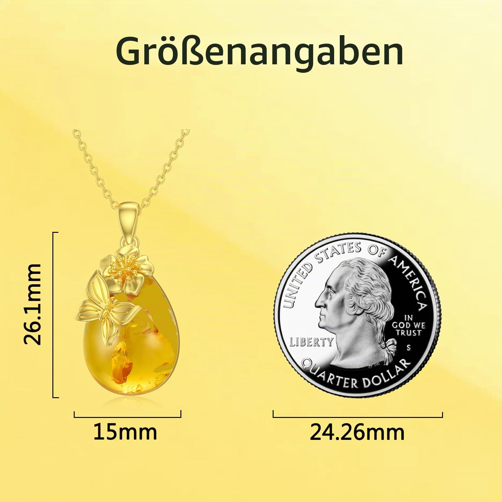 VONALA Skorpion/Baum des Lebens/Spinne/Schmetterling/Schnecke Damen Halskette Sterling Silber, 14 Karat Bernstein vergoldet Mutter Anhänger Schmuck, Silber Schmuck Halskette