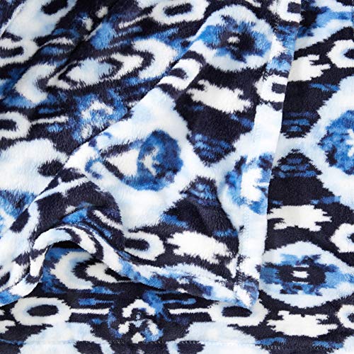 Vera Bradley Women's Fleece Plush Throw Blanket, Ikat Island, 80 X 50 #TOP1