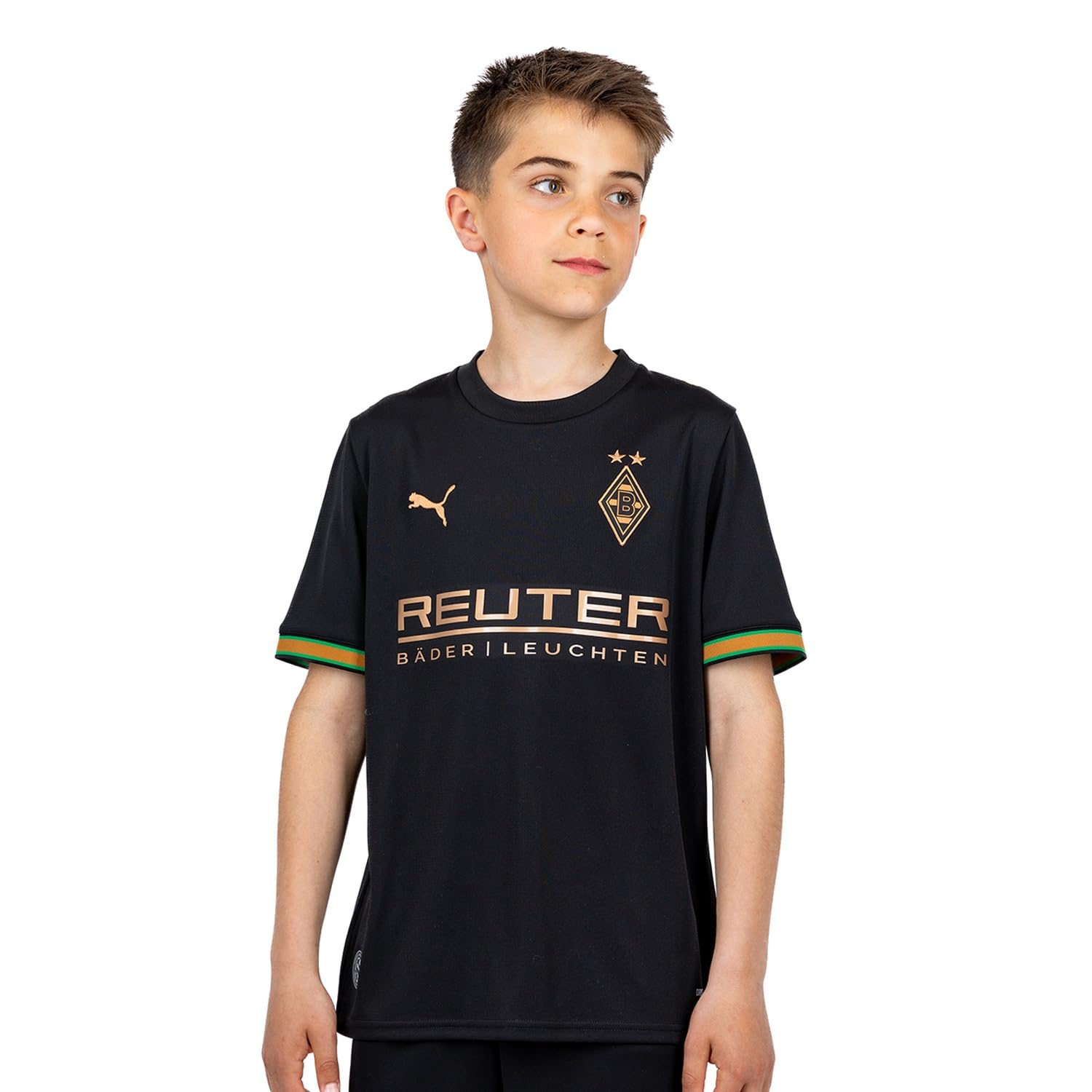 Borussia  Boys   Monchengladbach Away Shirt 2026/27 , Football by Puma in Size 13 - 14 Years, Sports Direct