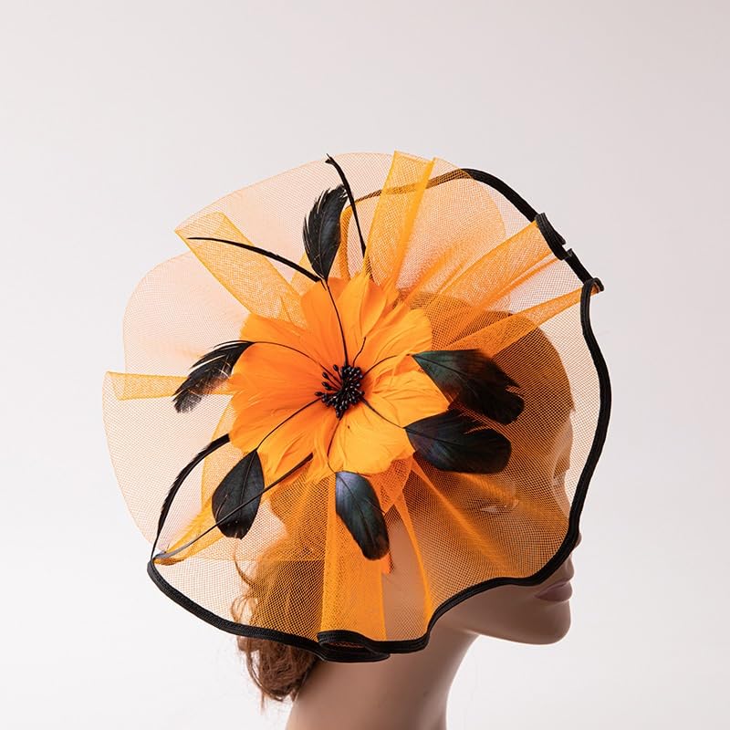Coiffure de fête sans stress avec ce bandeau plume mariée anti-glisse