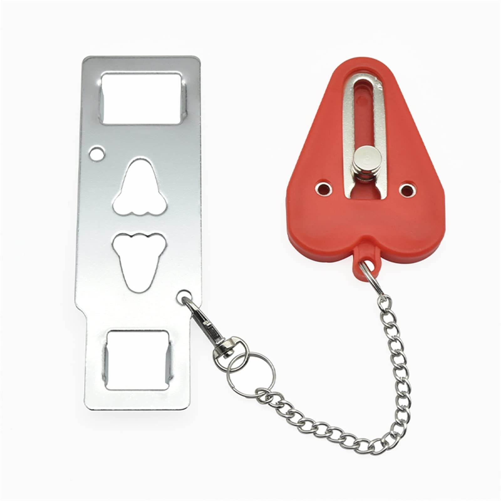 Serrure de porte portable double trou pour la tranquillité des nuits à l'hôtel