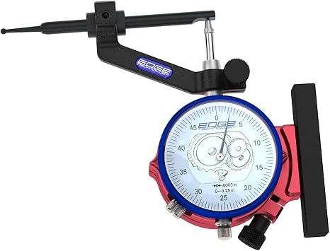 58-000 - Tool Post Indicator Deluxe, 3Position OD/ID/Face, 0.0005" Indicator, Hole Stylus with Micro Bearings, Mounts in Lathe with AXA BXA CXA, Padded Case