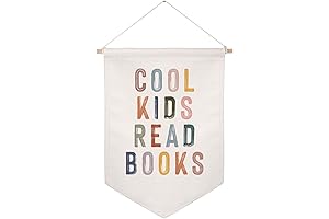 Cool Kids Read Books: Vibrant Wall Banner for Classroom Inspiration and School Spirit