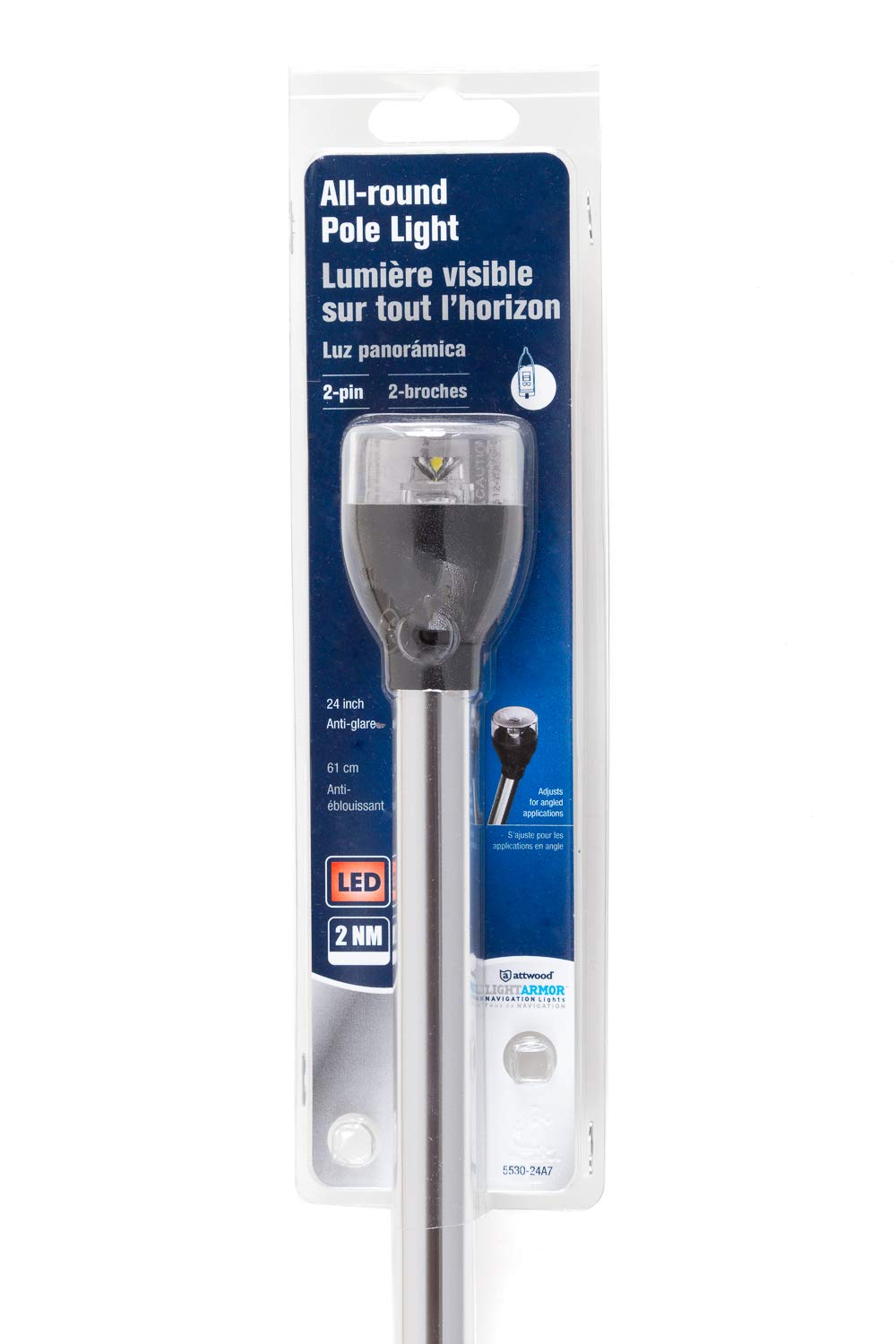 Attwood LED All-Round Marine-Leuchte 24“ 12V – Energieeffizient & Langlebig