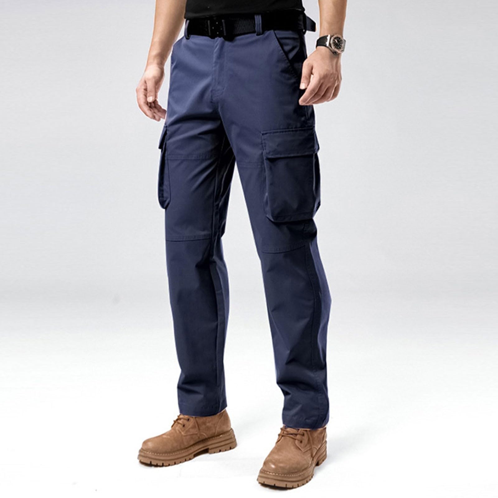 Ansenesna Wanderhose Herren Lang Wander Cargohose Herren Regular Fit
