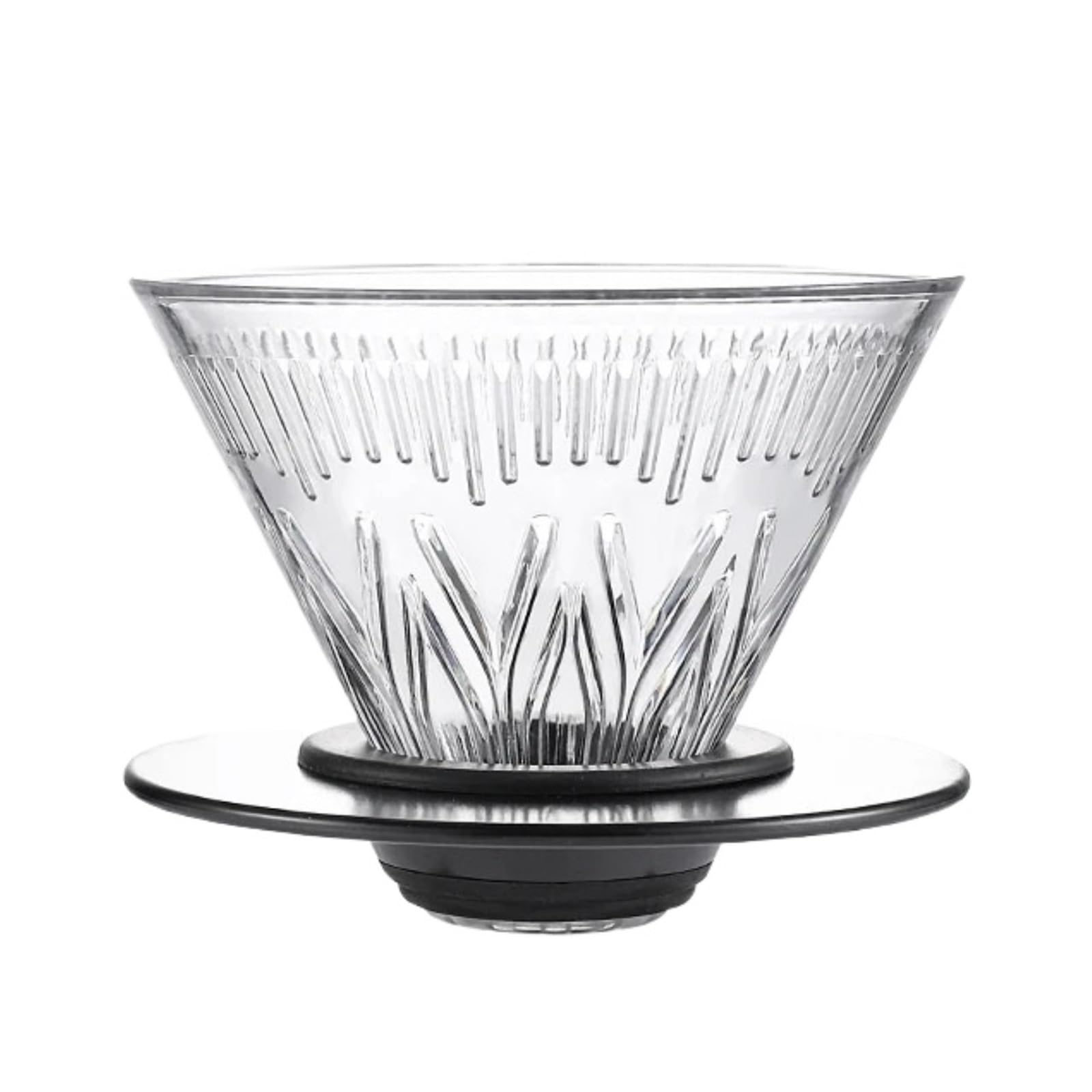 Strumenti For Filtri Riutilizzabili A Goccia A Mano, Filtri For Caffè Gocciolatore Versare Sopra V01 V02 Macchina For Caffè Tazza Con Filtro For Tè Conico(V01 black)