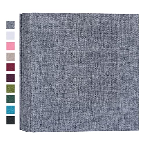 Mublalbum Small Photo Album 4X6 200 Photos Linen Cover Picture Photo Book With 200 Horizontal Pockets For Family Anniversary Wedding Baby  cover