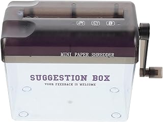 Ciieeo Destruidora De Arquivos 3 Peças Mini Trituradora Mini Trituradora Pequena Mini Ferramentas Mini Trituradora Manual Trituradora De Escritório Trituradora De Papel De Mesa