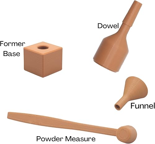 Miniatura 3 de Cartucho de papel de calibre 12 antiguo kit básico para pistola de polvo negro calibre 12