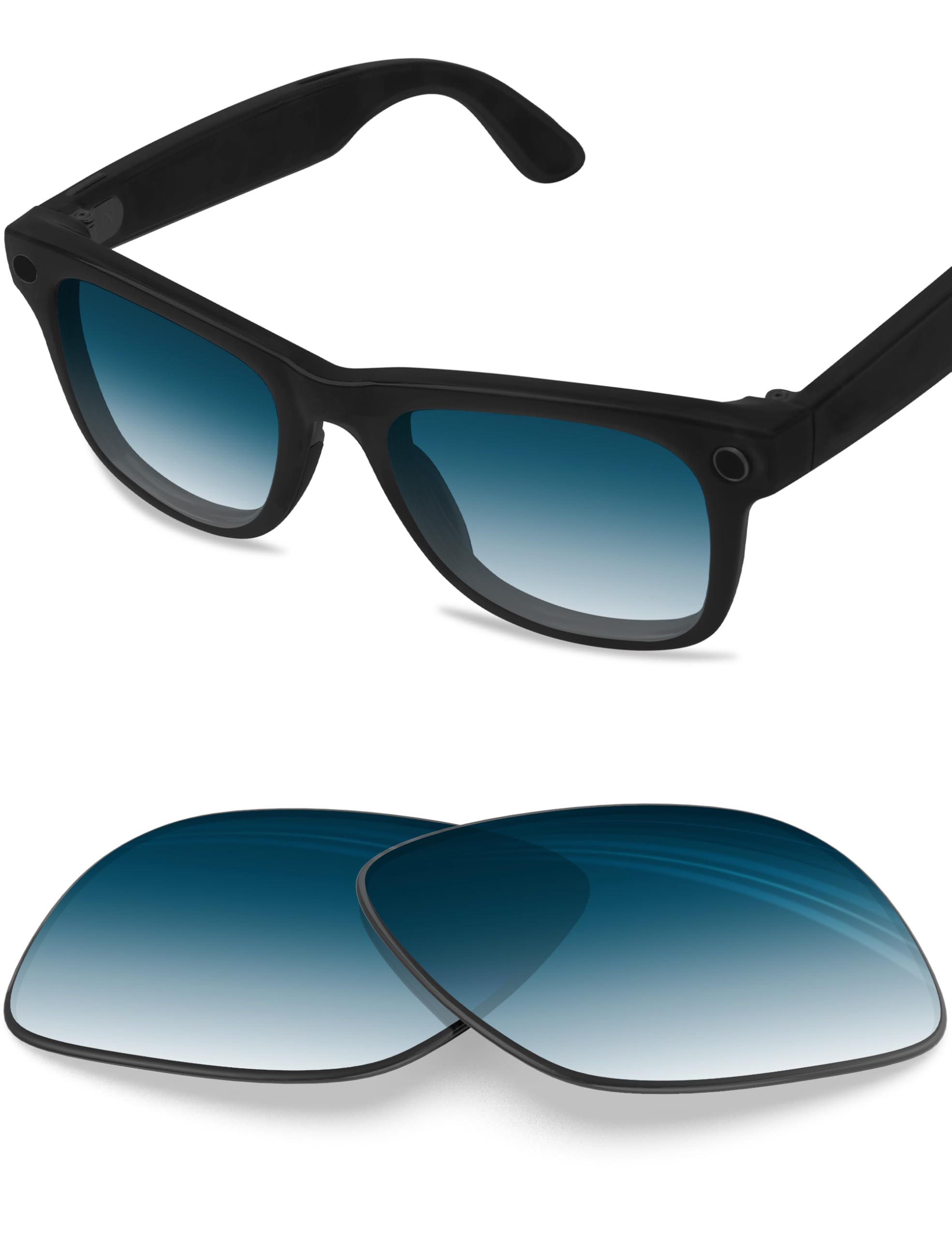 BLAZERBUCK Lentes polarizadas de repuesto para gafas de sol RayBan Meta Wayfarer RW4006 50 mm