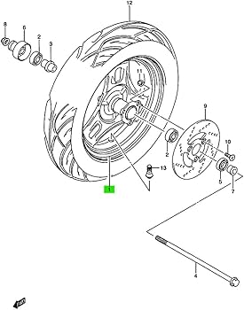 Amazon.co.jp: スズキ純正 アドレスV125/G/S/SS ADDRESS フロント