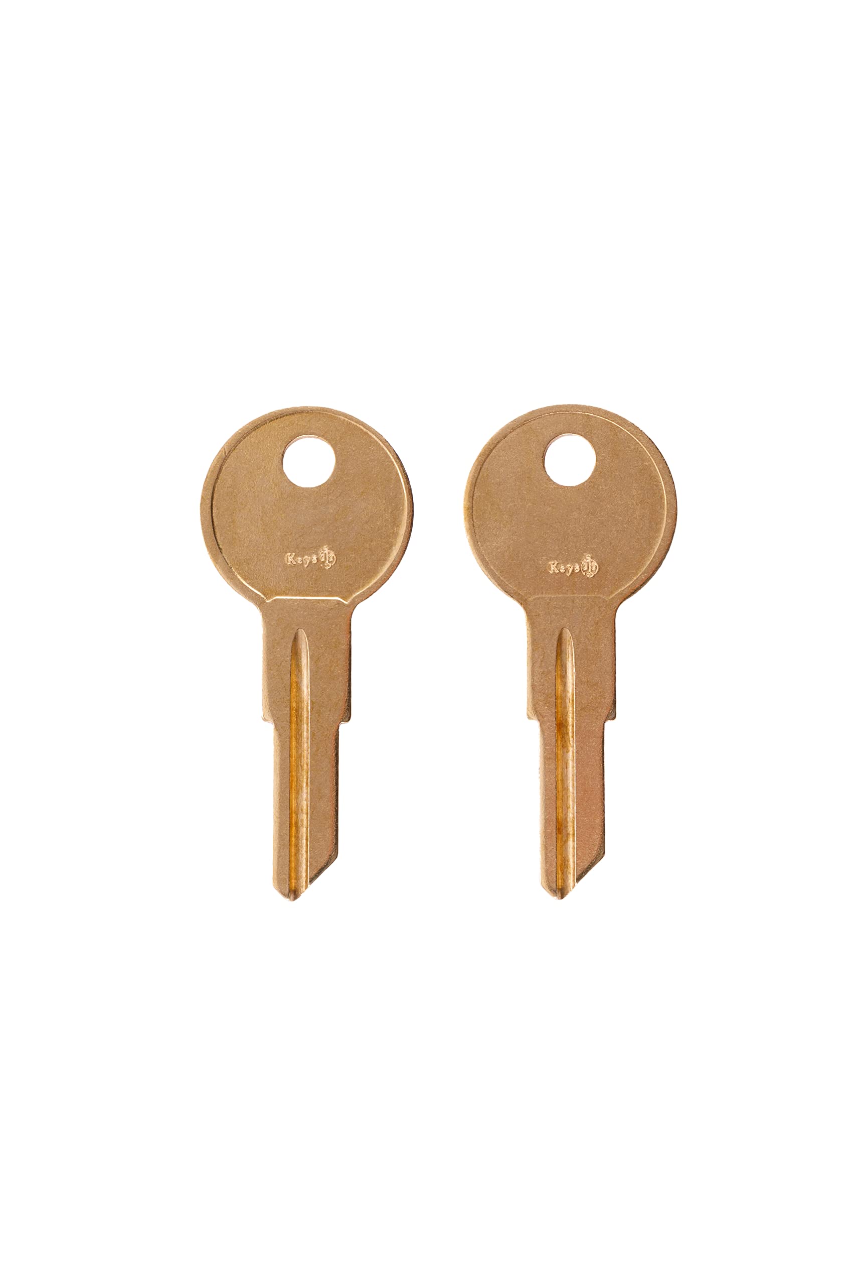 CH502 Pair of 2 Replacement Keys for Locks with CH502 Code Cut to