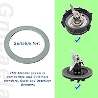 Vista 3 de Blender Gasket Replacement Parts, Rubber Ring Seal Rings Blender Accessories for Oster and Osterizer Blender (4 Pieces)