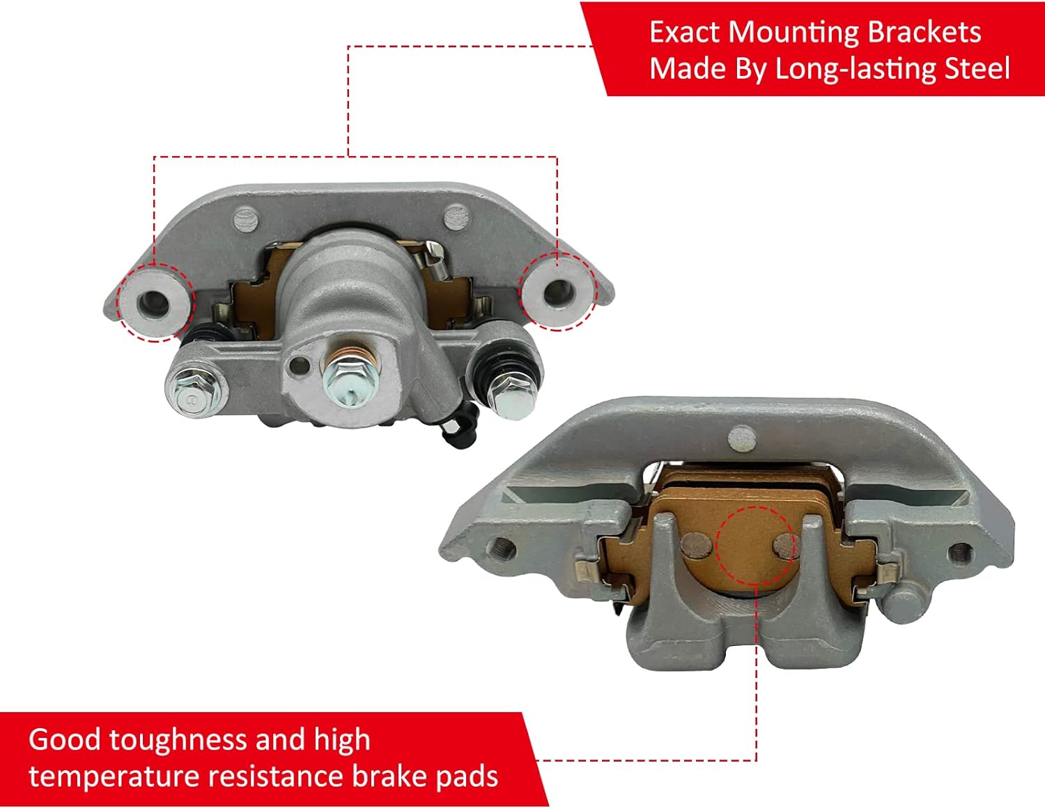 Brake Calipers Front Left Right for Honda TRX500 TRX680 FourTrax Foreman Rubicon FourTrax Rincon 500 680