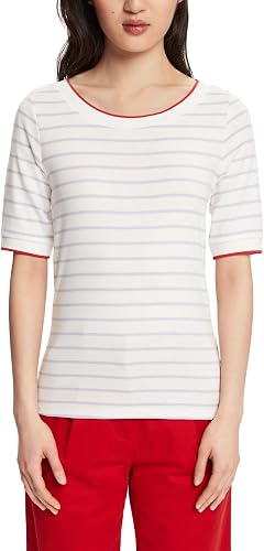 Esprit 991EE1K366 T-Shirt, 645/CORAL, Standard Donna