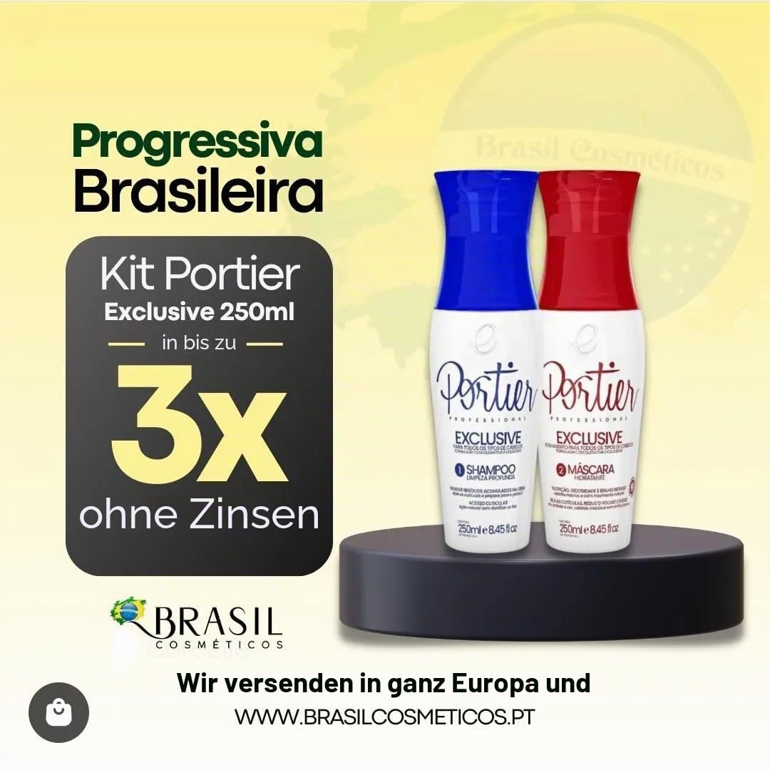 Portier Exclusive Pflegeset Brasilieiro Progressiva 2 x 250 ml