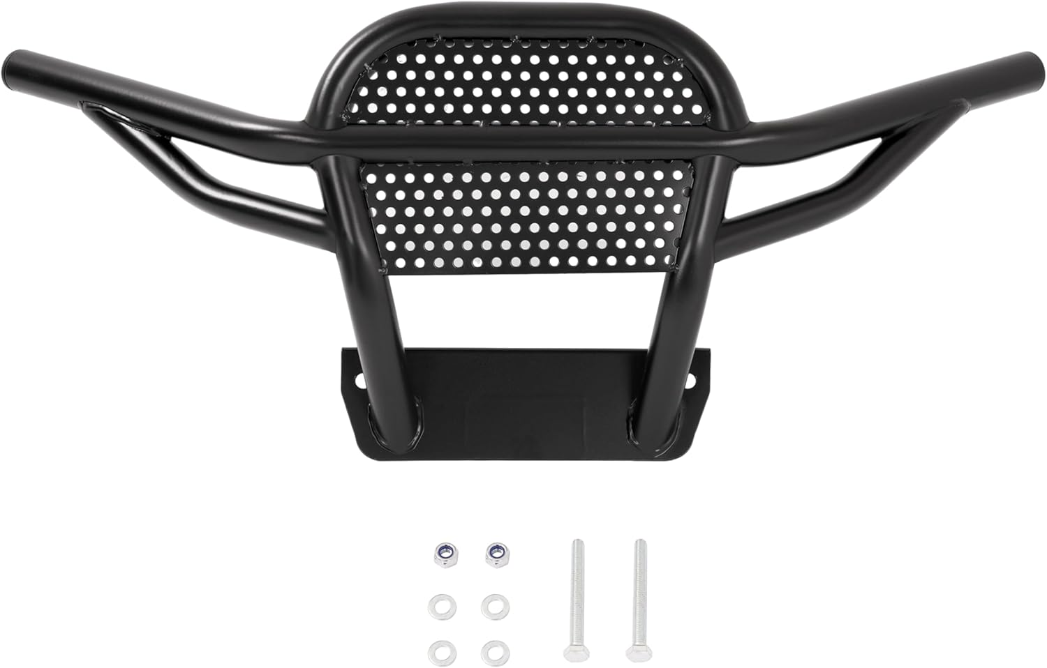 Brush Guard Compatible with 2017-Up Yamaha Drive2 Golf Carts Black Steel Powder Coated