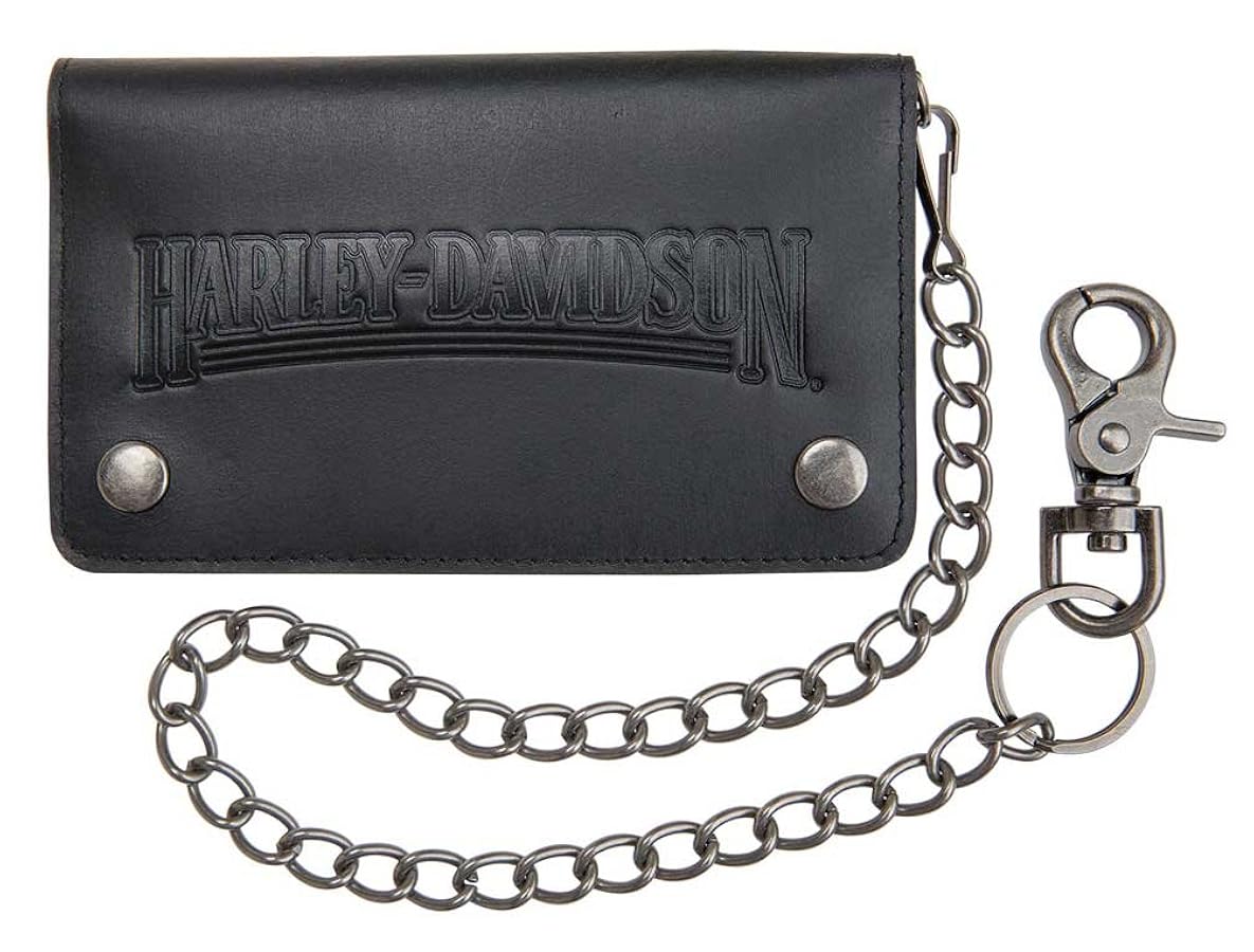 Harley-Davidson ブラックレザー ウォレットチェーン Harley-Davidson ブラックレザー ウォレットチェーン