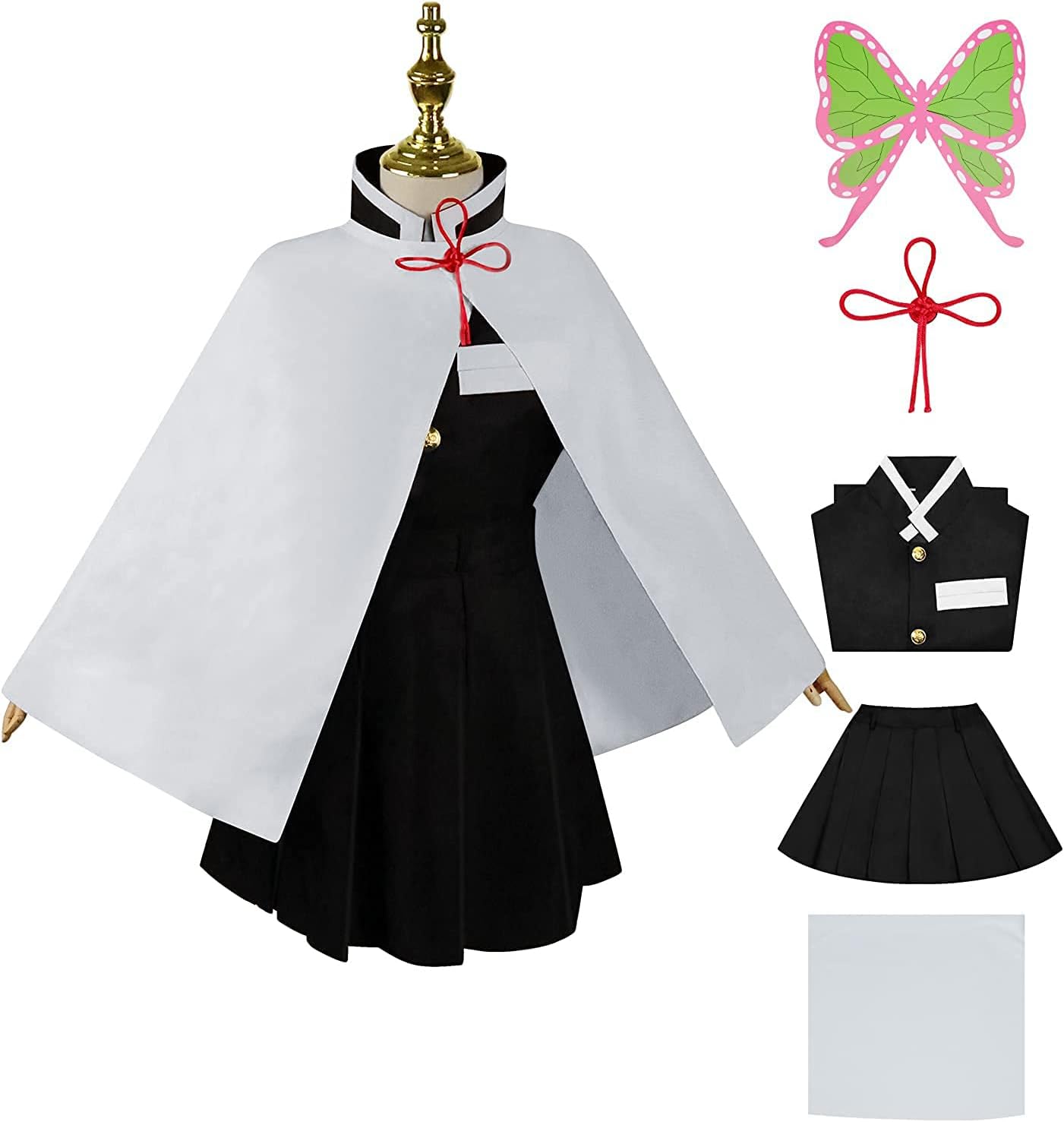 FENGLONG-YB Cosplay Costume Kimono Anime Costume for Children Halloween Christmas Cosplay kids Kimono