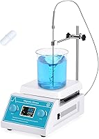 Vista 1 de Slendor Magnetic Stirrer 5000ml Hotplate Mixer 2000 RPM Hot Plate Max 300℃/572℉ Lab Heating Plate Stirrers with LED Digital Display, Stir Bar, Temp