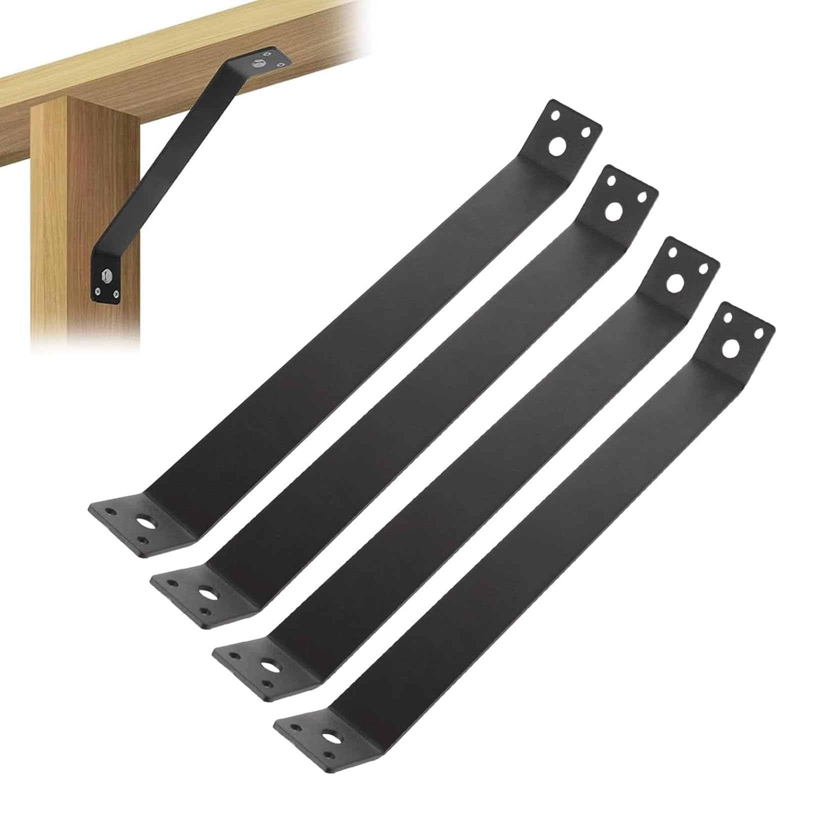 LQSYBHD 45 Degree Angle Support Bracket Heavy Duty Connector Brace Bracket Wooden Structures Support Pergola Kit Heavy Duty Connector for Pergolas Gazebos Log Cabins(Size:4pcs)
