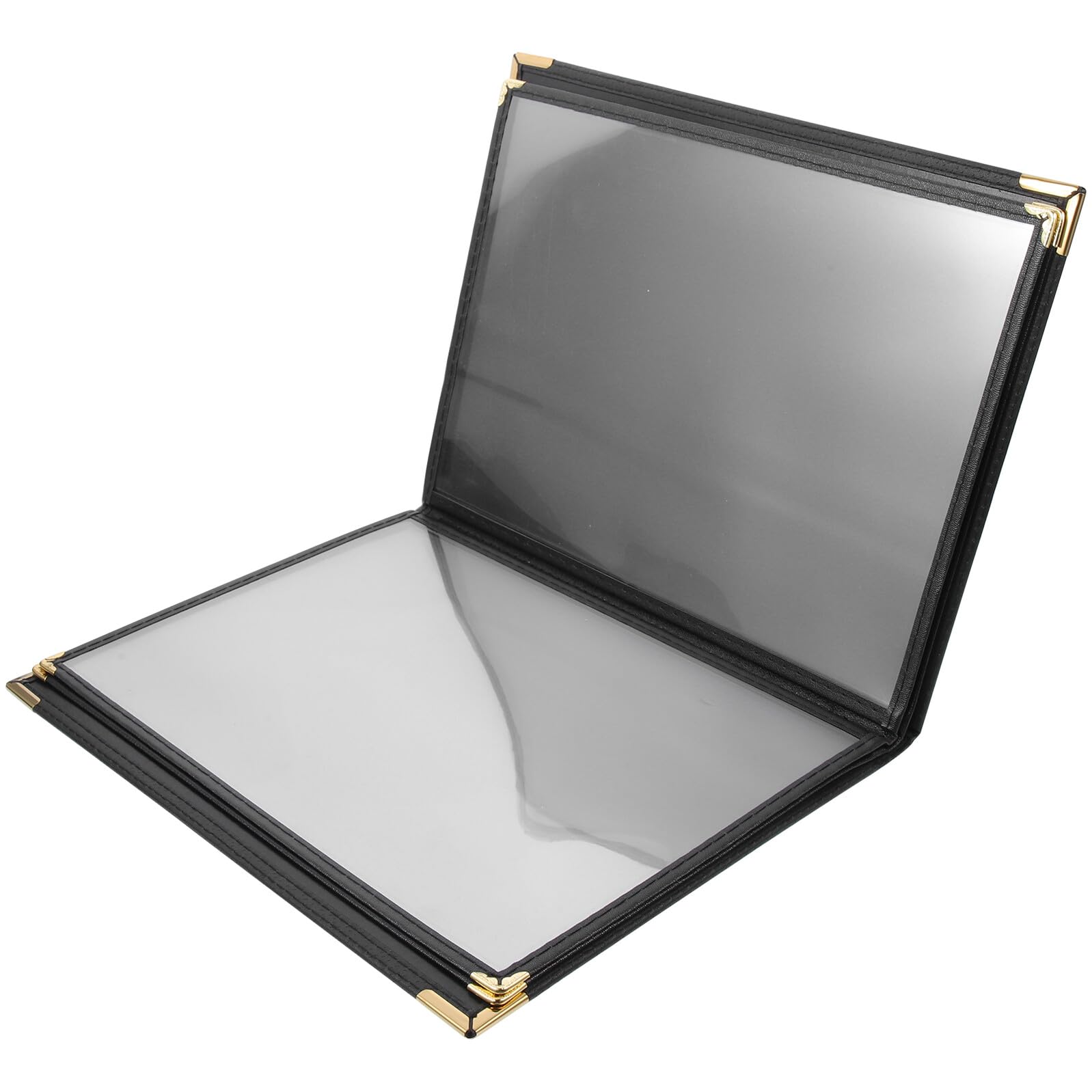 Mipcase Libro De Recetas Cubierta De Pvc Transparente Inserto Para Lista De Precios Accesorios De Cafetería Para Uso Restaurante