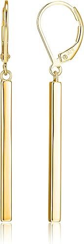 Miniatura 7 de Aretes de plata esterlina con pendiente