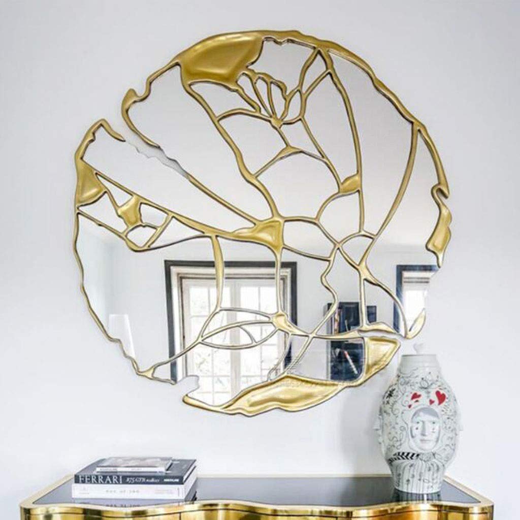 Amazon.co.jp: レトロシャビーシックスタイルラウンドウォールミラー