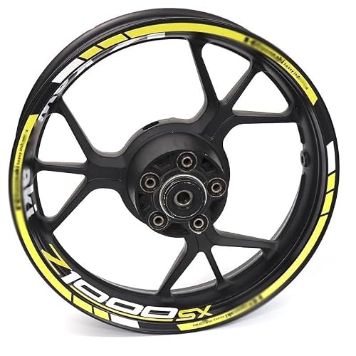 Sjhyll 3 For For Z1000 For Sx For Z1000sx Wheel Stickers Motorcycle Sticker Wheel Rim Decal(3)