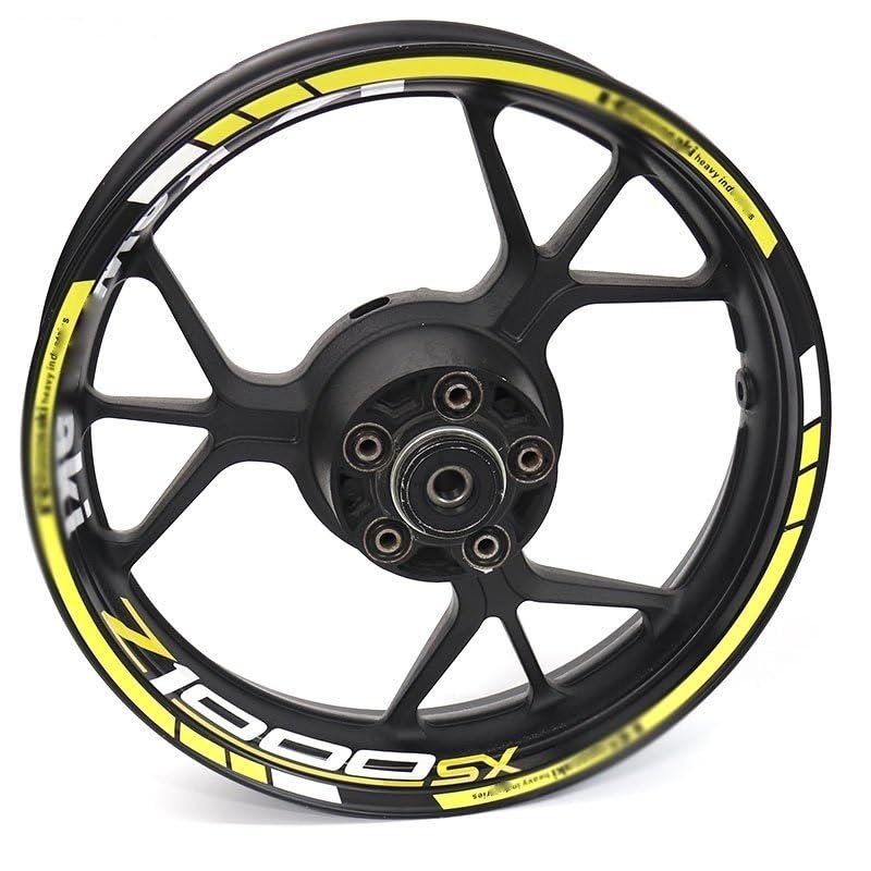 Autocollants roue Z1000SX pour sorties moto - Stickers jantes look routier