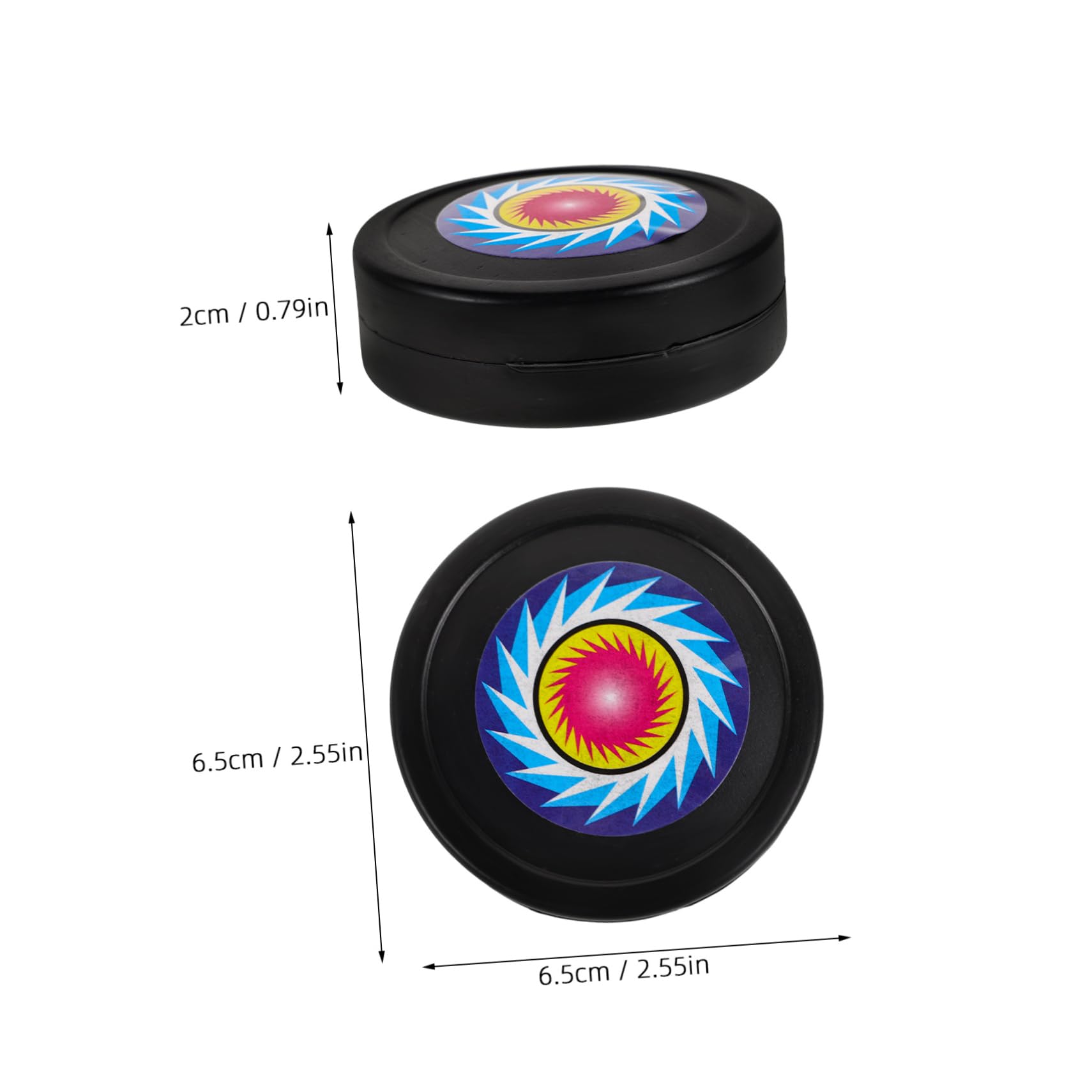 VANZACK 6-Pack Street Hockey Balls Ice Hockey Indoor/Outdoor for Boys and Girls Adults Medium Density Balls Training