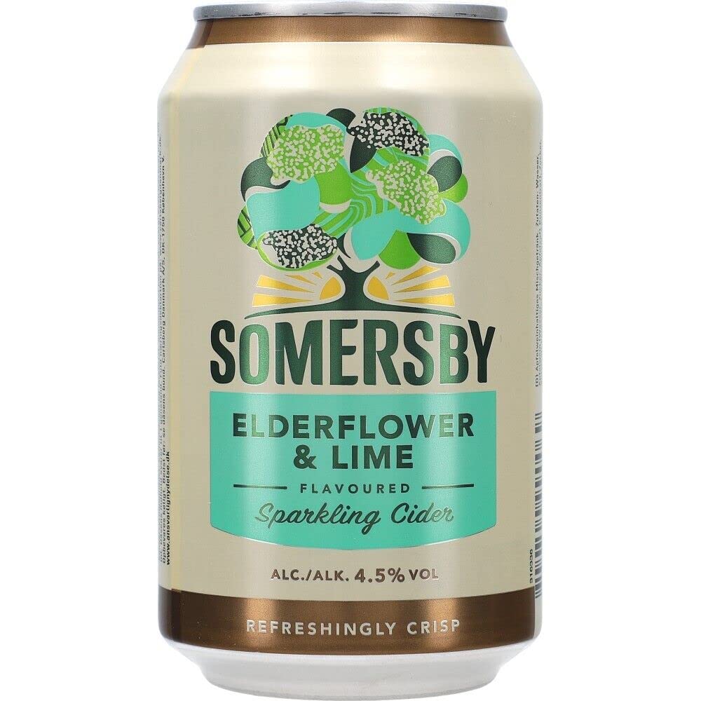12x Somersby Elderflower & Lime (Holunderblüte) Cider 0,33l erfrischend fruchtig bier cider