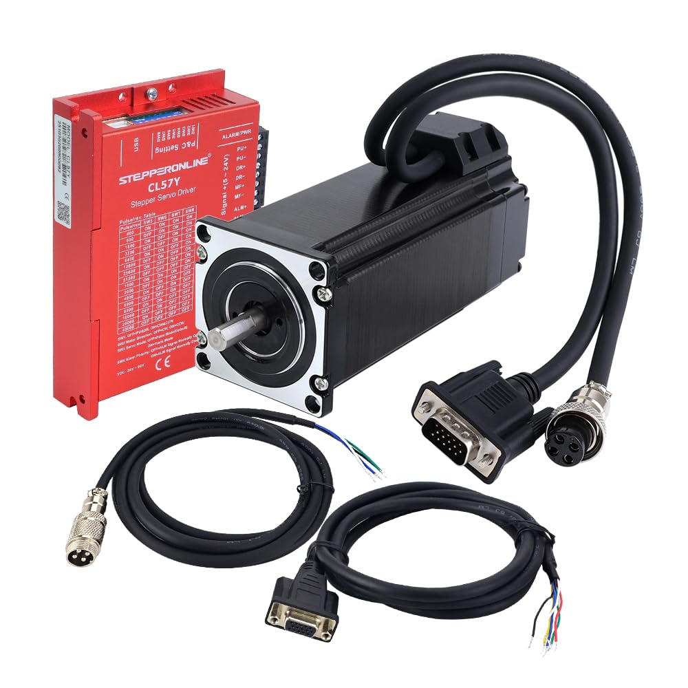 STEPPERONLINE 1-Achsen Closed-Loop Schrittmotor Kit 3Nm Nema 23& Treiber | YS Series, Treiber 0–7,0A 24–50VDC