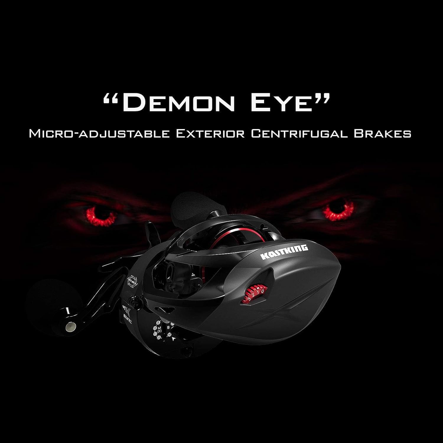 KastKing Speed Demon Elite Fishing Reel, World's Fastest 10.5:1 Gear Ratio/Deadbolt Baitcasting Reel, 10+1 Shielded Stainless Steel BB, CNC Lightweight Aluminum Frame, Available in Skipping Version